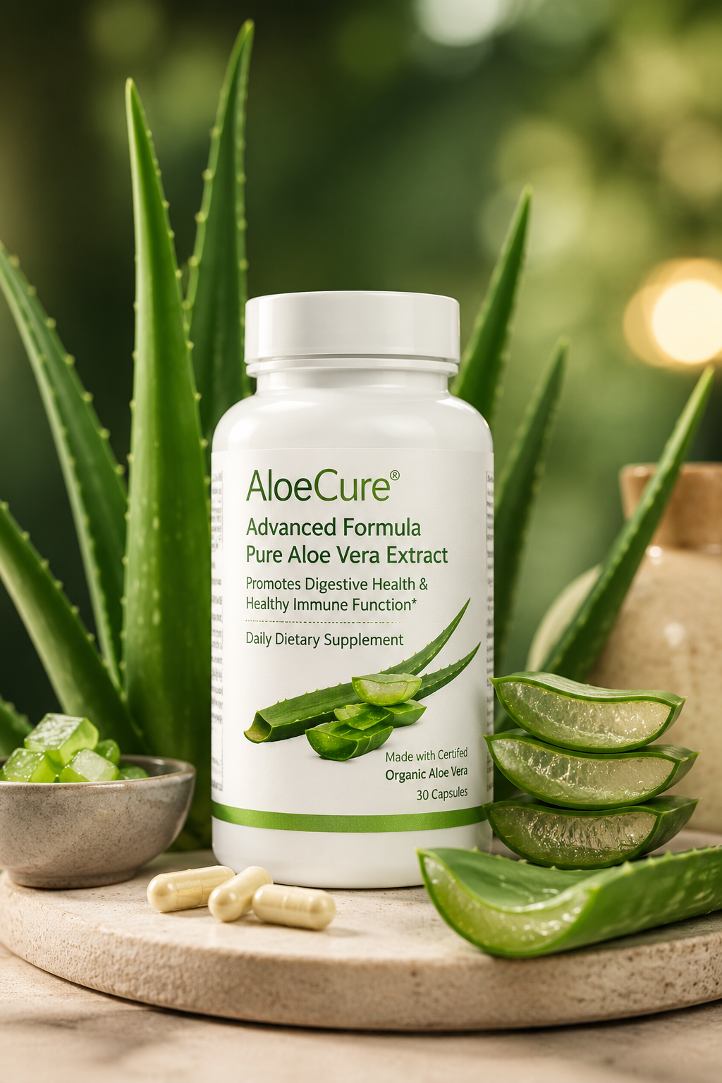 AloeCure® - Formula MAGISTRAL para eliminar la acidez y gastritis