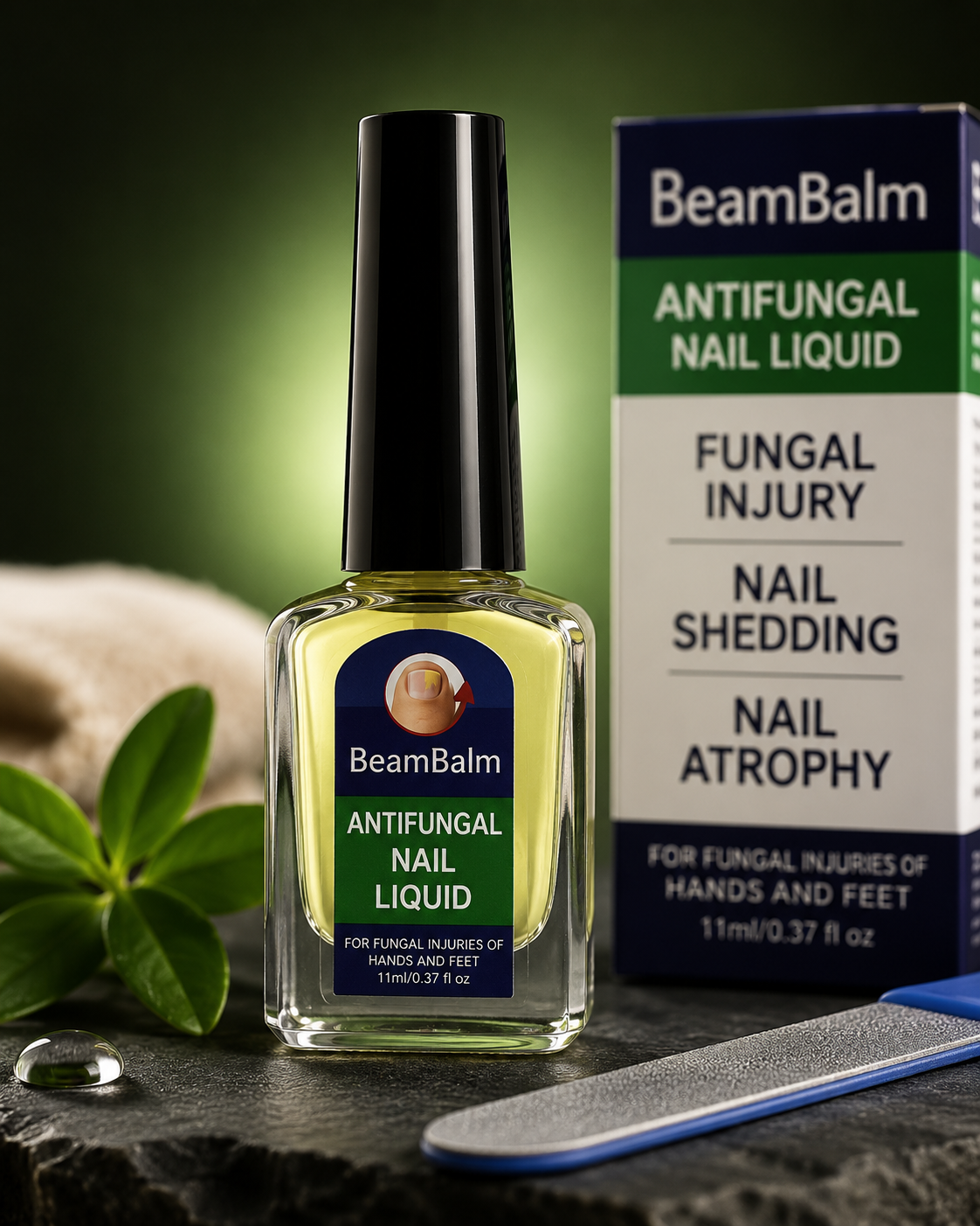 beamBalm - Esmalte rejuvenecedor y eliminador de hongos para uñas