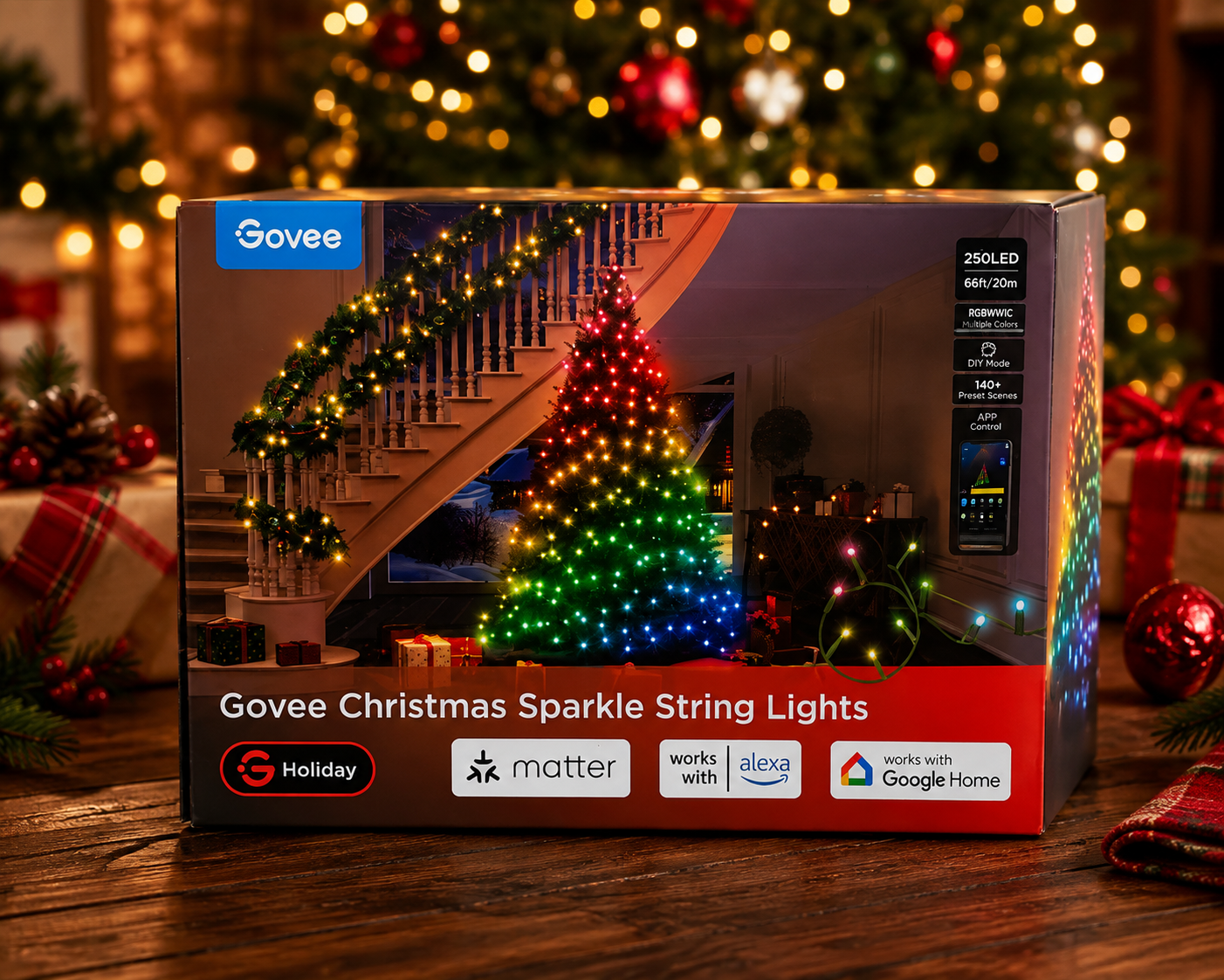 Luces led inteligentes de navidad - 3 METROS (Bluetooth)